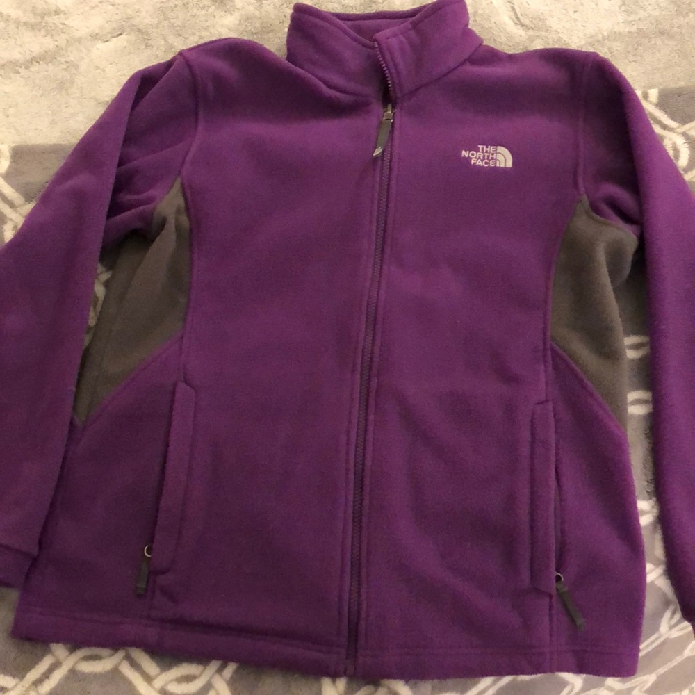Purple North Face Fleece